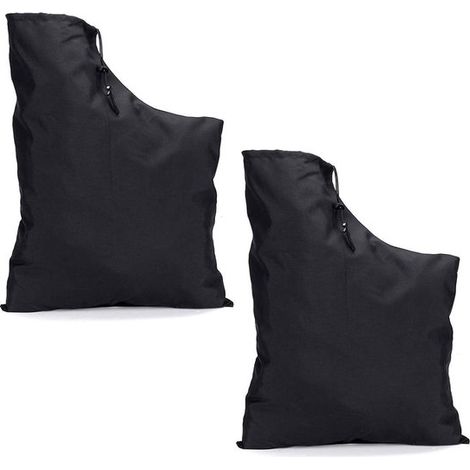 Lot de 2 sacs pour souffleur et aspirateur de feuilles, sacs de rechange universels pour souffleurs et aspirateurs de jardin, idéaux pour le ramassage des feuilles et l'entretien du jardin. (1/5)
