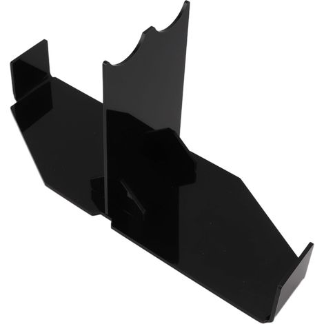 Lichtschwertständer, Acryl, Tischständer, Lichtschwertständer, Zauberstabständer, Dolchständer mit rutschfester Unterlage, Schwarz (1/5)