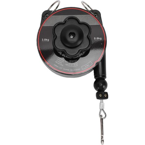 Bilanciatore per utensili con molla di controllo della tensione del cavo retrattile da 79 pollici per saldatrici, avvitatori elettrici e utensili da officina da 1,3 a 6,6 libbre. (1/5)