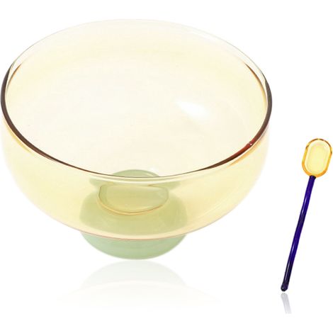 Saladier Verre - Bol Pâtes Fruits Dessert - Compatible Lave-Vaisselle - 107 X 60 Mm - Lot De 1 (1/5)