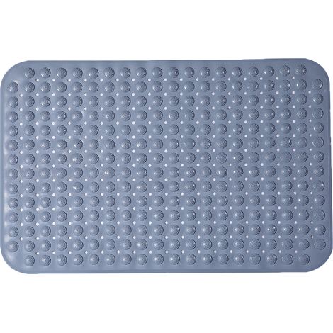 Tapis de douche extra long antidérapant et anti-moisissure, gris, 40 × 100 cm (1/5)