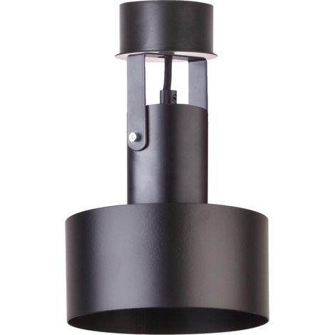 Faretto plafoniera moderno nero E27 15W Rif Plus Sigma