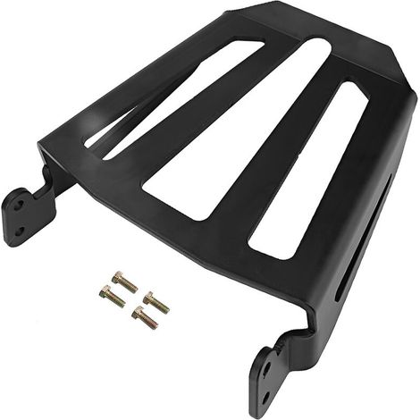 Porte-bagages arrière de moto en fer adapté pour Yamaha noir (1/5)