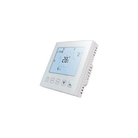 Thermostat d'ambiance programmable pour chauffage au sol électrique, blanc, connecté au Wi Fi, 16 A, avec capteur, compatible Alexa, 220 V (1/5)