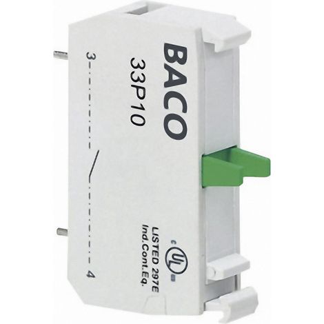 BACO 33P10 Kontaktelement  1 Schließer  tastend 600 V 1 St.