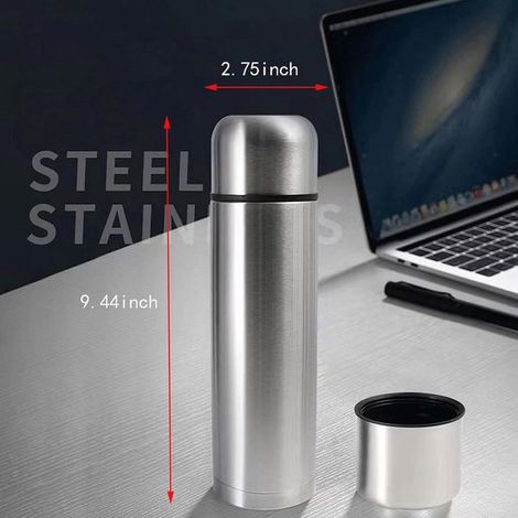 Tazza termica, thermos da viaggio, tazza da caffè, borraccia termica, acciaio inossidabile, per bevande calde e fredde, tazza da viaggio, borraccia, isolamento sottovuoto (1/5)