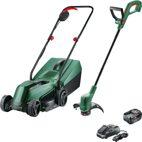 Bosch 06008B9D02 Tagliaerba 18V nera 32 cm (1/4)