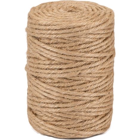 La cordeline Spago di Iuta Naturale Ø 5 mm ± 100 m CJN33, Naturale (1/4)