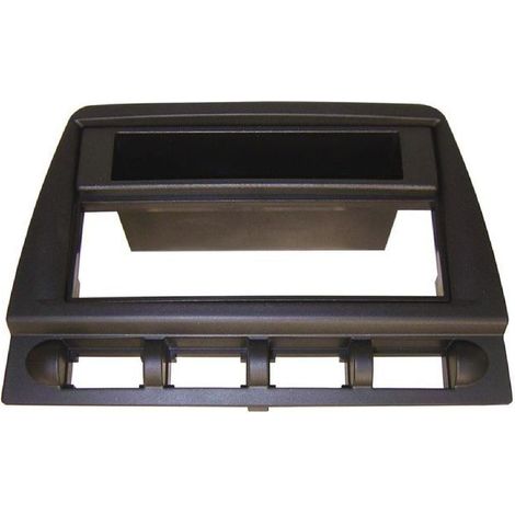 Facade autoradio 1DIN compatible avec KIA PICANTO 06-08 - NOIR - avec vide poche