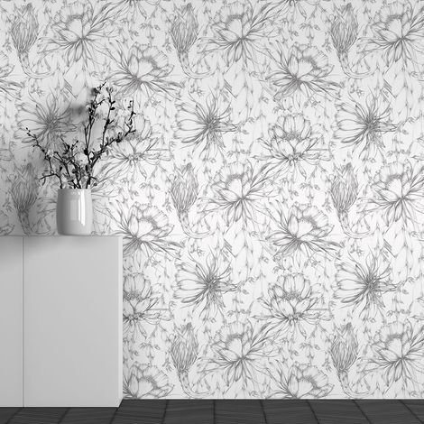 Papier peint panoramique - Motif Fleurs - 130 cm x 81 cm (1/3)