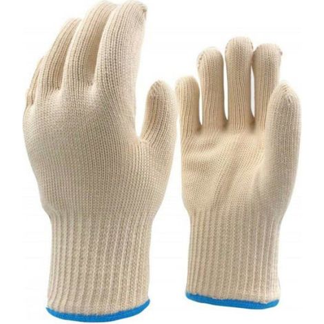 Gants Four - Coton Tricoté Épais 29 cm - Pour Friteuse À Air Barbecue Jardinage Cuisine - Paire (1/5)