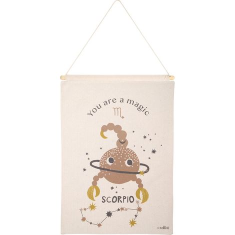 Décoration Murale Enfant Signe Astrologique Scorpion avec Pochette Cadeau Réutilisable - PANGIVO (1/5)