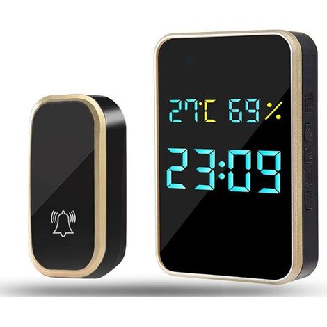 Sonnette extérieure sans fil, étanche et automatique, sans pile-Online Store (1/5)