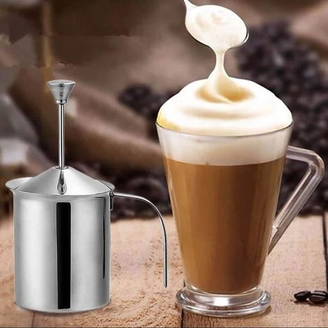 400-ml-Milchaufschäumer mit Schaummechanismus