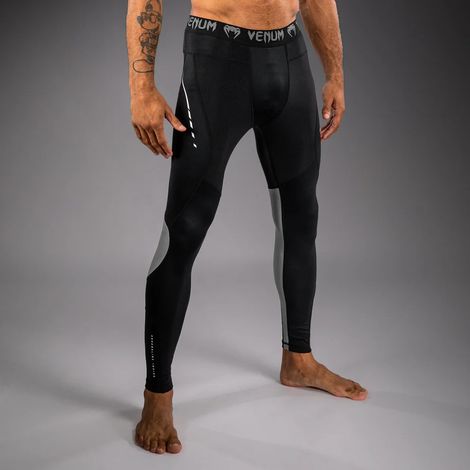 Venum Herren-Leggings Adrenaline Schwarz/Silber M