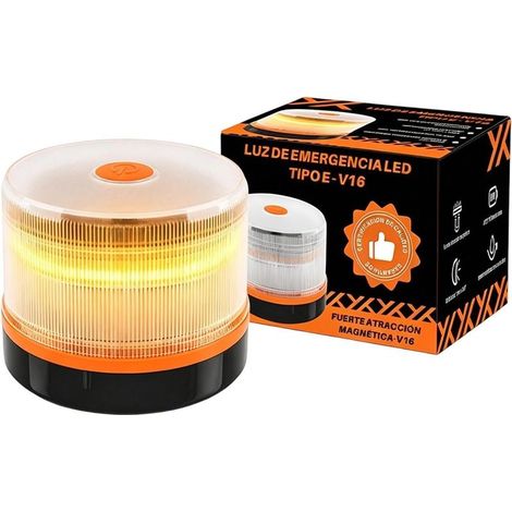 Générique Balise LED Lampe clignotante ambre avec base magnétique (1/5)