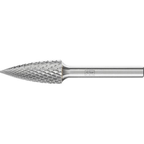 PFERD TOOLS Hartmetall Frässtift Spitzbogen SPG Ø 12x30mm Schaft-Ø 6 mm Z4 universal mittel fein (1/5)