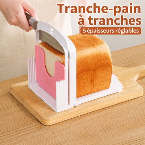 Trancheur à pain de mie et guide de découpe pour toast et sandwich, coupe-pain de cuisine, 1,8 kg – Livraison gratuite