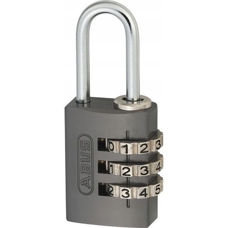 Candado de combinación para maleta Abus 724/20 de titanio con código variable. (1/5)