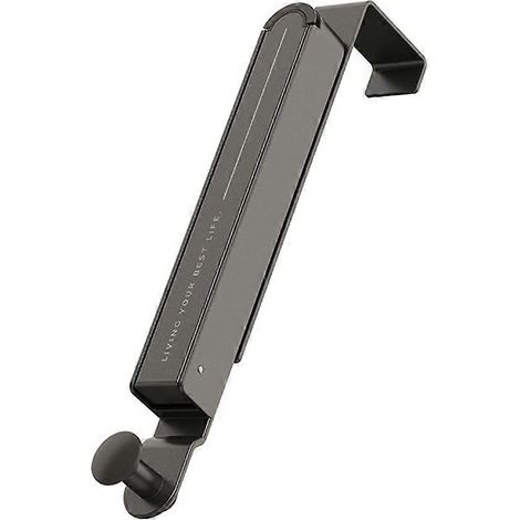 Zusammenklappbarer Wäscheständer aus Aluminium, wandmontierter Handtuchhalter zum Einhängen über der Tür, 304L, für den Hausgebrauch (1/5)