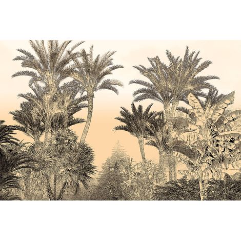 Papier peint panoramique - Forêt Tropicale - 130 cm x 87 cm (1/2)