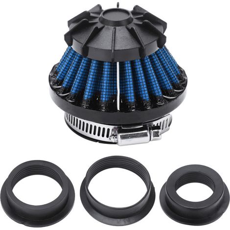 Filtre à air 4 en 1 35 mm 42 mm 48 mm 50 mm de diamètre intérieur pour Pit Bike Mini Bike Sport Utility Vehicle Bleu (1/5)