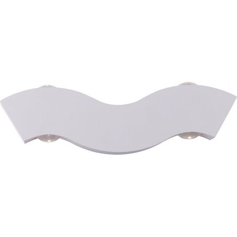 royaluxe - Les lumières. Nouvelle applique murale LED nordique simple et créative, forme spéciale ip65 étanche et étanche à l'humidité. Coque blanche positive (1/3)