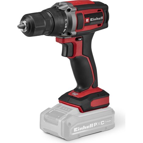 Einhell Akku-Bohrschrauber TC-CD 18/38 Li - Solo Power X-Change (18 V, 38 Nm, 10 mm Schnellspannbohrfutter, 21+1 Drehmomentstufen, LED-Licht, ohne Akku)
