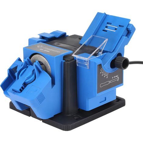 Afilador de brocas doméstico, amoladora eléctrica multifuncional con ángulo de afilado ajustable, apto para cinceles y HSS. (1/5)