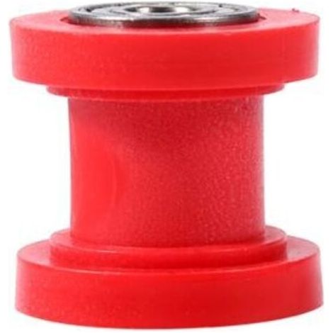 Galet tendeur de chaîne de 8 mm de diamètre intérieur pour moto tout-terrain chinoise (pit bike), rouge (1/5)