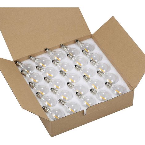 C110V Globe LEDs G40 Glühbirnen Lampe 25PCS E12 Sockelfassung IP44 Wasserdichtigkeit Warmweiß für