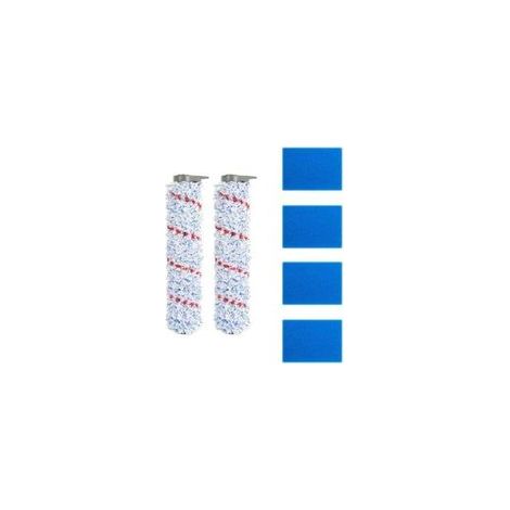 Brosse rouleau de rechange HEPA compatible avec Tineco HF10E-01, accessoire d'aspirateur sans fil ,2 brosses roulettes, 4 éponges filtrantes (1/4)