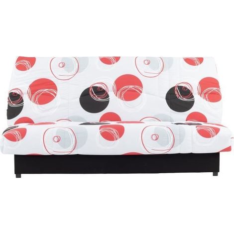 Banquette clic-clac - 3 places - Planete Gris - 190 x 90 x 92 cm - PIXIE (1/5)