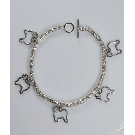 Armband Geflecht Bolognese in 925 Silber