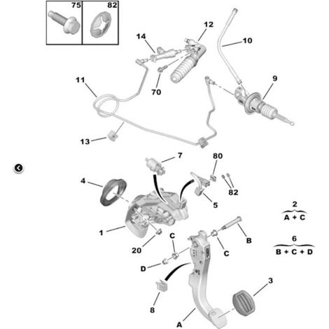 Interrupteur d'Embrayage Interlock Démarreur 218924 Remplacement Peugeot 206 207 307 (1/5)