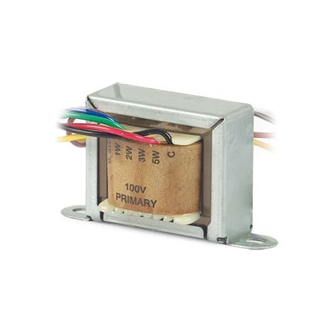 Trasformatore di linea Fonestar 100V 5W, ideale per altoparlanti a bassa impedenza