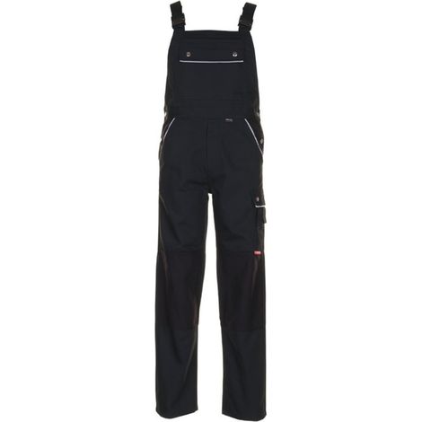 Planam Latzhose Canvas 320 schwarz/schwarz 56 (1/5)