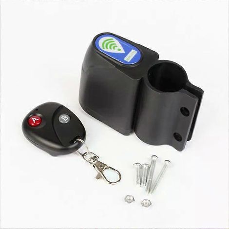Alarme antivol portable, facile à installer, intelligente, antichoc, sans fil et résistante, avec capteur de vibrations. (1/5)