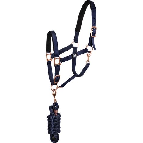 SUPREME taglia PONY Cavezza BLU nylon Rose Gold Line (1/3)