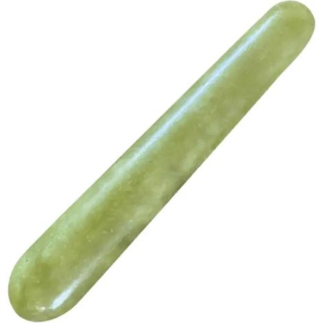 Stylo de massage naturel en jade, outil de massage des mains, stylo d'acupuncture pour points de massage, outil de thérapie des méridiens pour soulager les douleurs (vert)-AquaForge