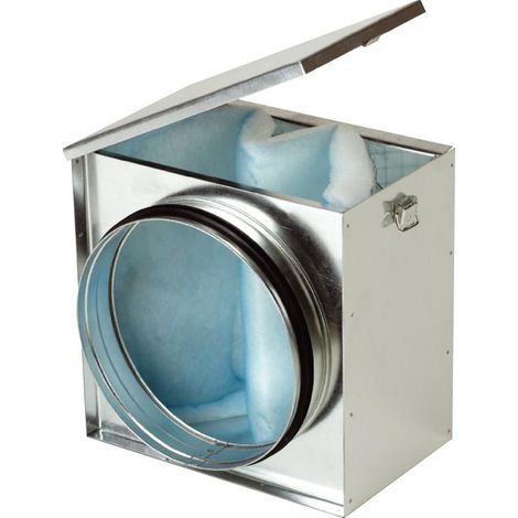 Caisson filtre G4, trappe d'accès au filtre, raccordement à joint D 125 mm S&P (UNELVENT) 973700