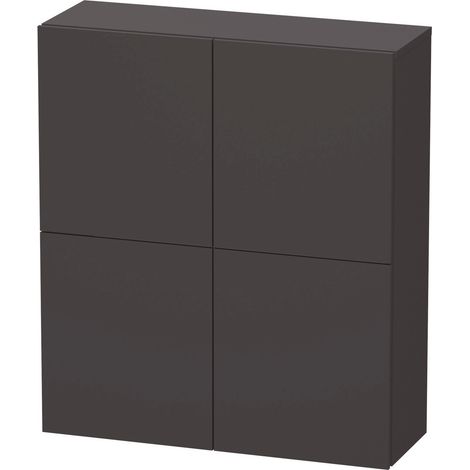 Duravit L-Cube armarios de media altura, 2 puertas,