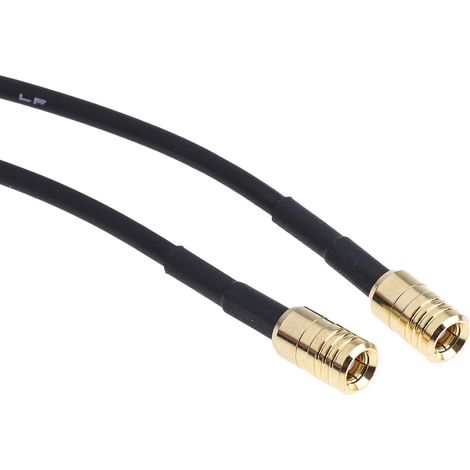 Câble coaxial RG174 RS PRO, Avec connecteur SMB femelle Noir, 1m, MIL-STD-348A ( Prix pour 1 ) (1/3)