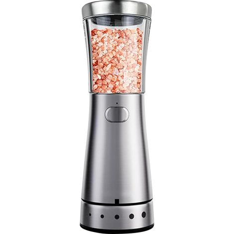 Moulin à poivre électrique, inox, rechargeable (1/5)