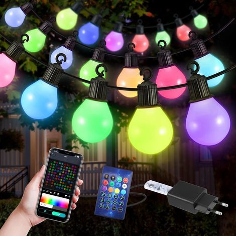 String Light, 30M, 50 LEDs, Remote Control, App Control, Timer, 16 Million Colors, 58 Modes, Garden, Party (1/5)