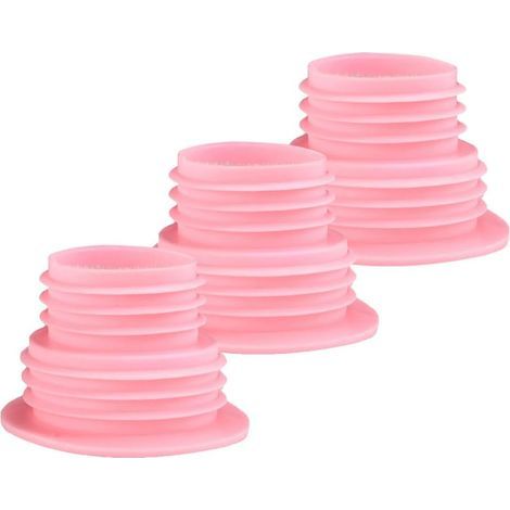 Set di 3 guarnizioni deodoranti in silicone resistente per lavatrici, cucine e bagni (rosa) (1/5)