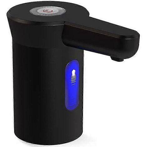 Wasserspenderpumpe, elektrische Trinkwasserpumpe, tragbare automatische Wasserflaschenpumpe für 2–5 Gallonen-Flaschen (schwarz) (1/5)