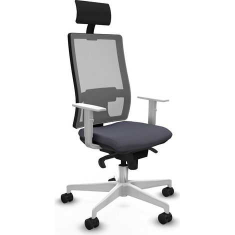 piqueras-y-crespo Chaise de bureau confort gris foncé (1/3)