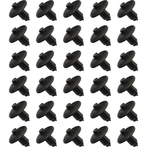 Lot de 30 clips de fixation de pare-chocs en plastique compatibles avec A2 A4 A5 A8 Q3 Q5 Clips de revêtement intérieur 4D0807300 (1/5)