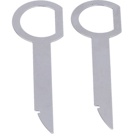 Clés de déverrouillage de Radio stéréo de voiture, ergonomique, Portable, outil d'installation de retrait de métal universel (1/5)